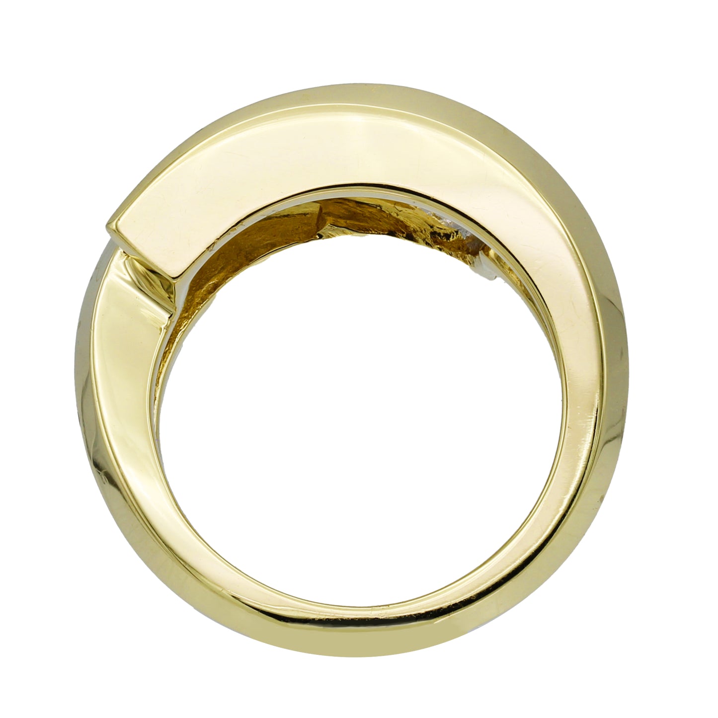 18k Yellow Gold Princess-Cut Diamond Fancy Style Ring - 1.40ct TDW