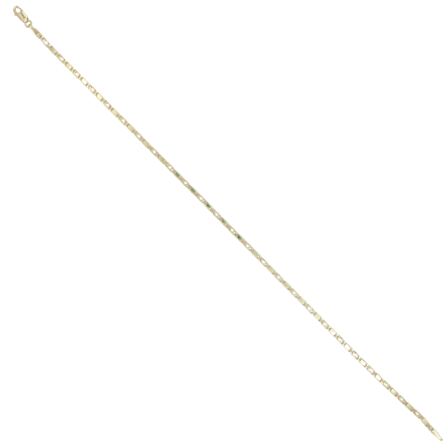 14k Tiger Eye Link Anklet