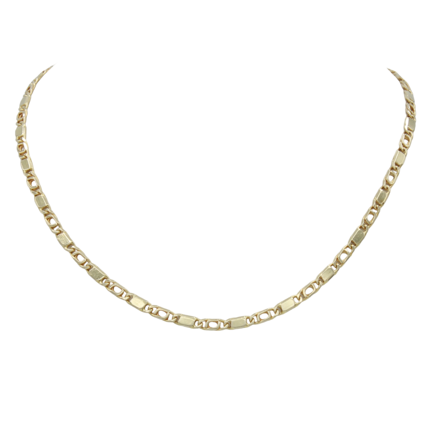 14k Tiger Eye Link Anklet