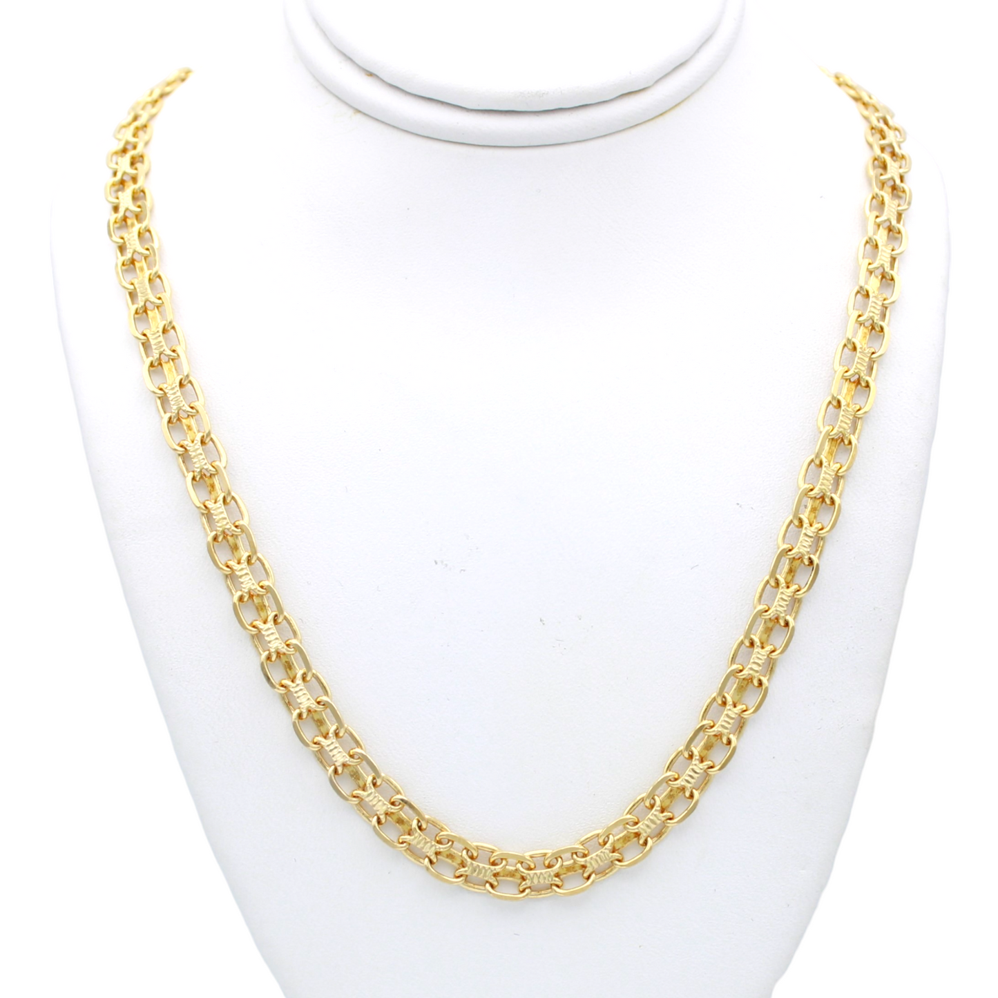 14k Heavy Bismark Necklace - 5.55 mm