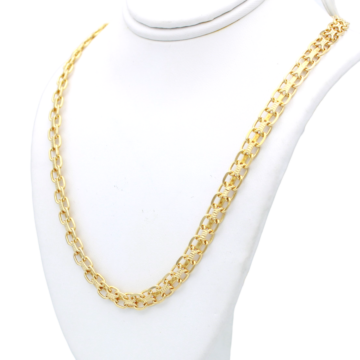 14k Heavy Bismark Necklace - 5.55 mm
