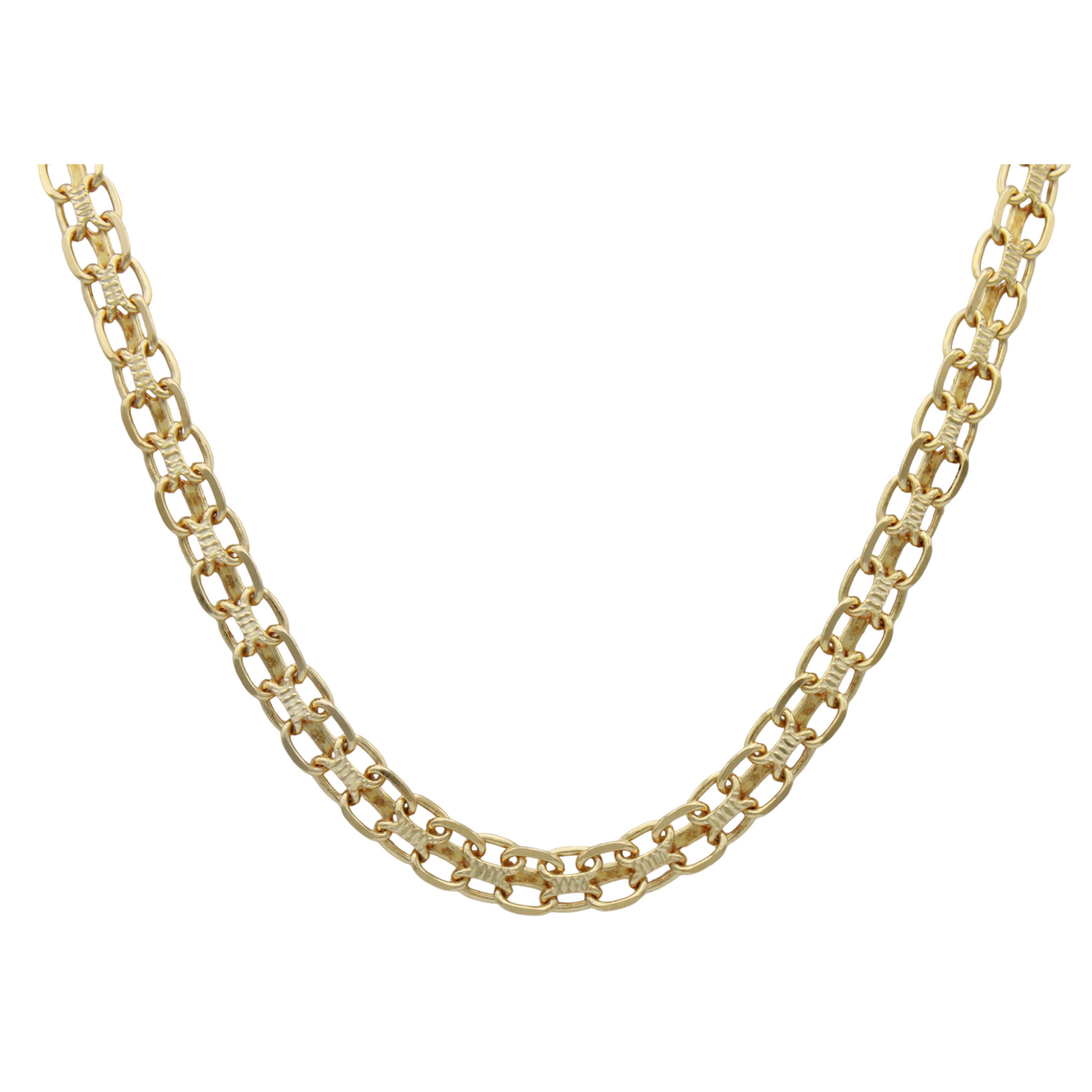 14k Heavy Bismark Necklace - 5.55 mm