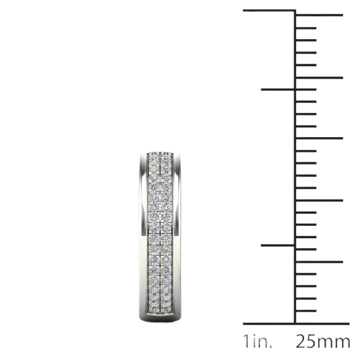 14k Gold Diamond Huggie Earrings - 0.15ct TDW