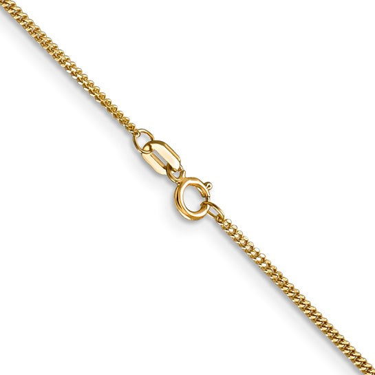 14k Curb Link Chain - 1.00 mm