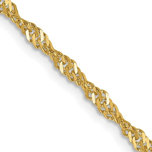 14k Singapore Chain - 1.70 mm