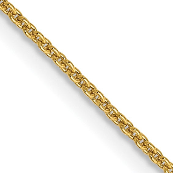 14k Cable Link Chain 1.35 mm
