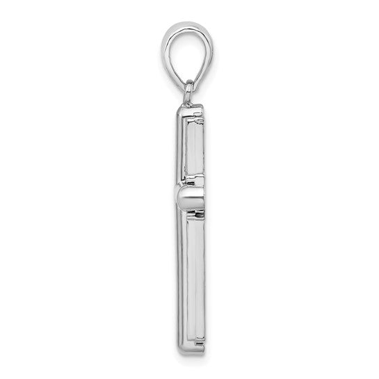 Sterling Silver Polished Cross Pendant