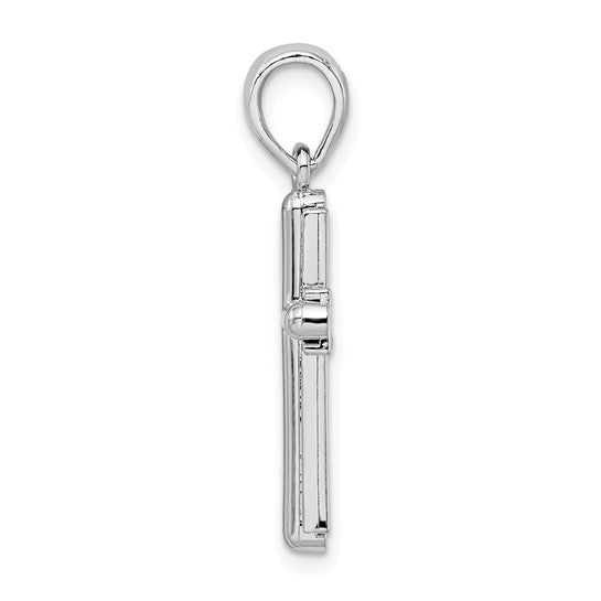 Sterling Silver Polished Cross Pendant