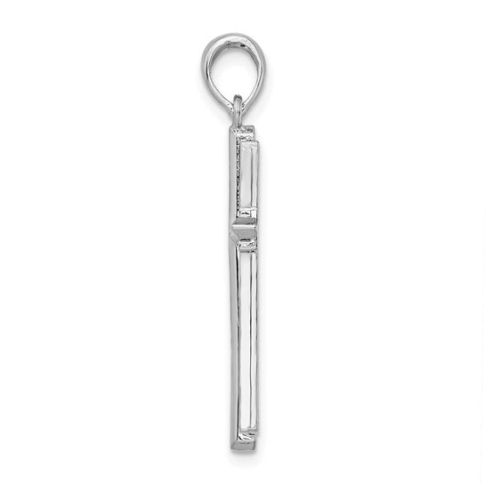 Sterling Silver Polished Cross Pendant