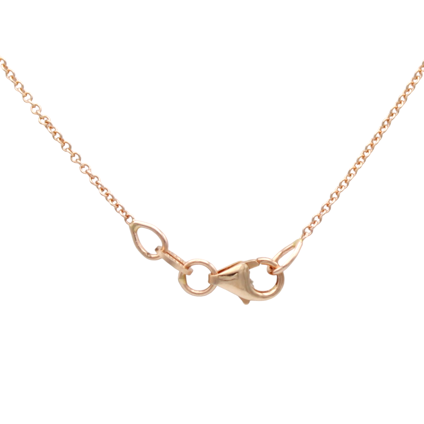 14k Rose Cable Link Chain 0.65 mm