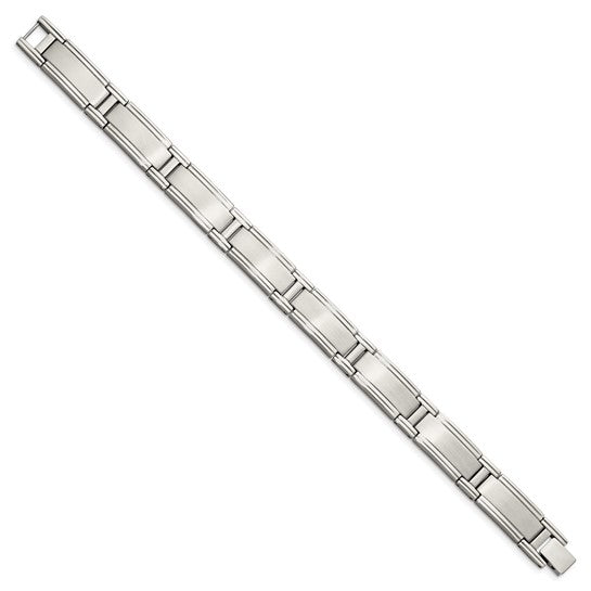 Stainless Steel Brushed & Polished Link Bracelet