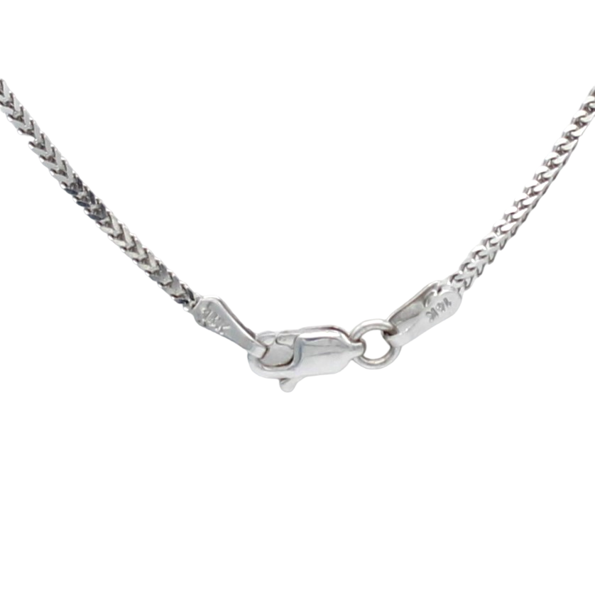 14k White Franco Chain 1.20 mm