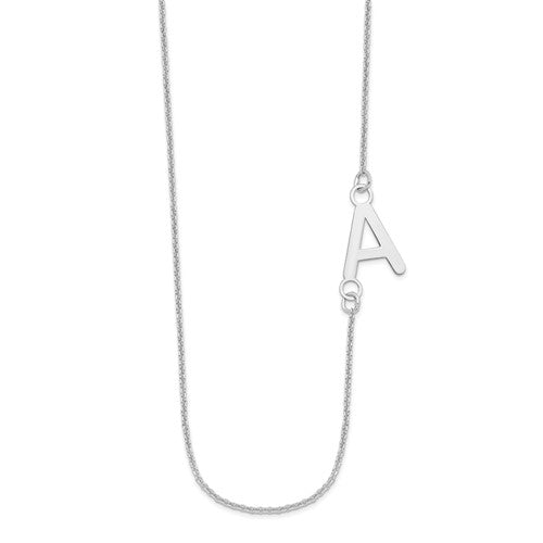 Offset Initial Necklace