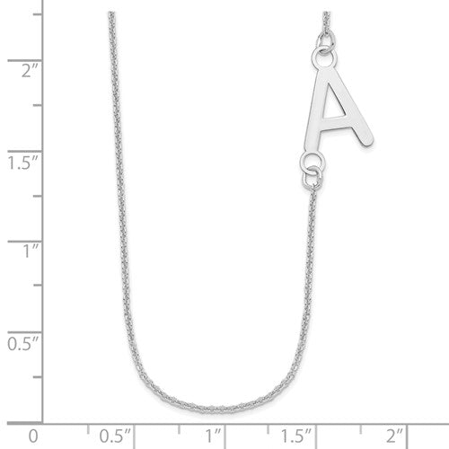 Offset Initial Necklace