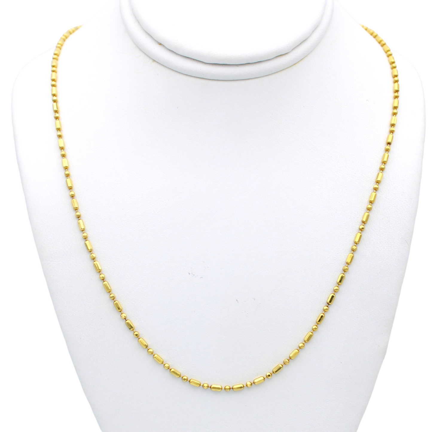14k Beaded Chain - 1.50 mm