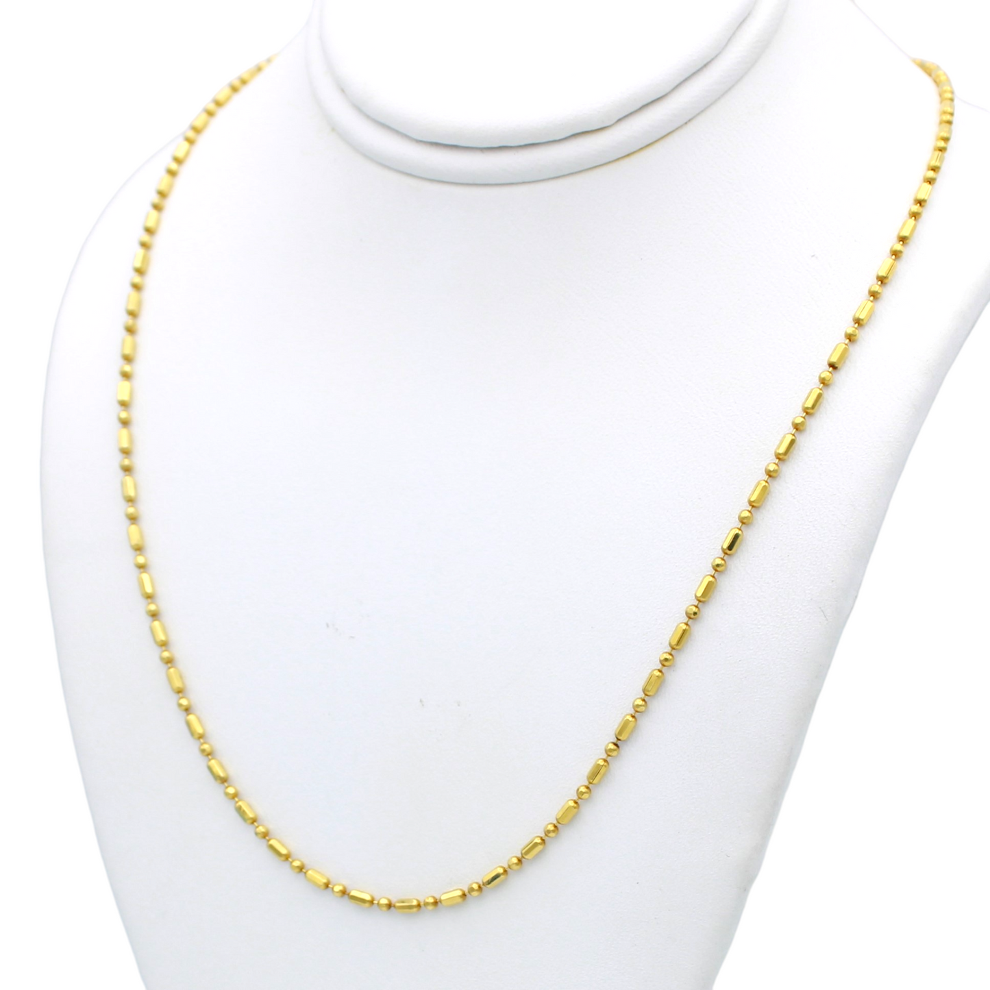 14k Beaded Chain - 1.50 mm