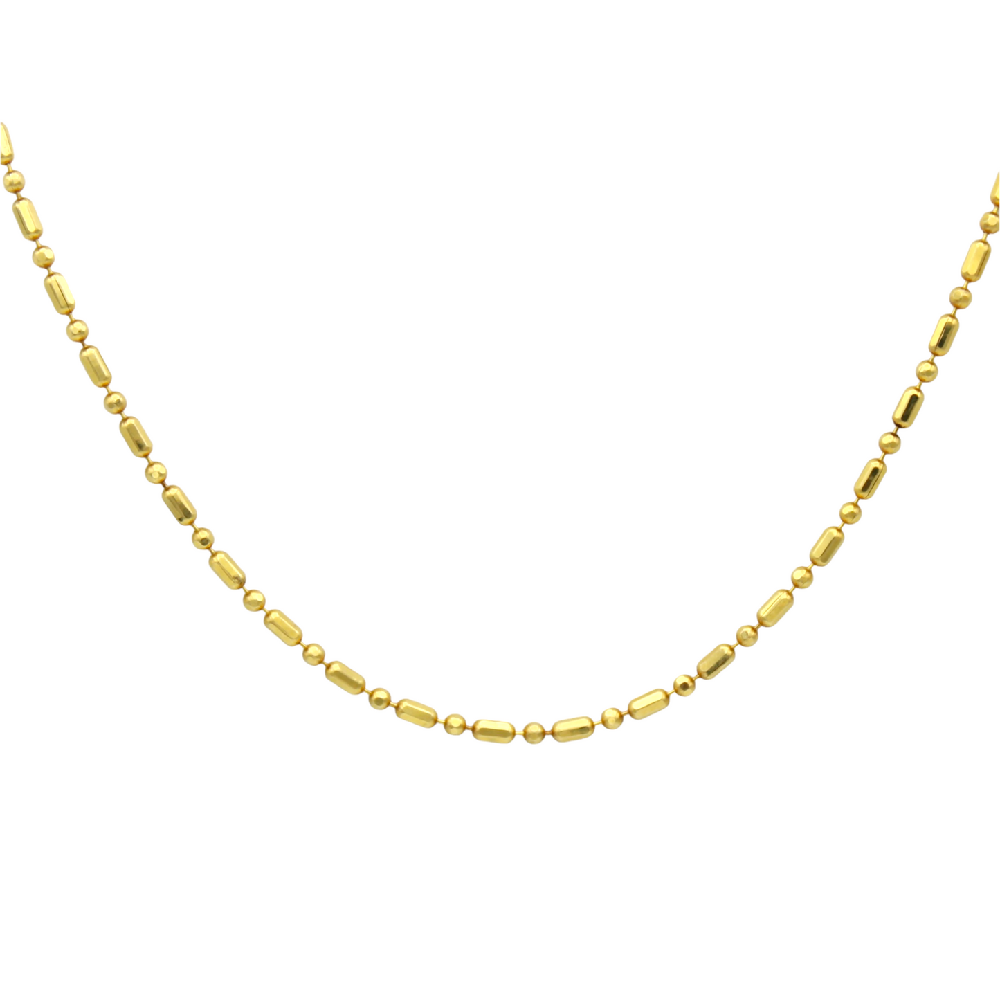 14k Beaded Chain - 1.50 mm