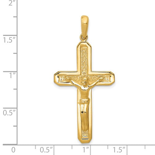 14k Crucifix Pendant