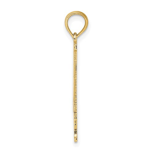 14k #1 Dad Charm