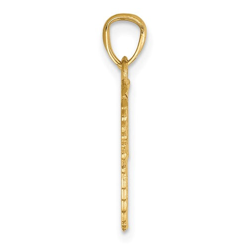 14k Break Apart Angel Wings Charm Pendant