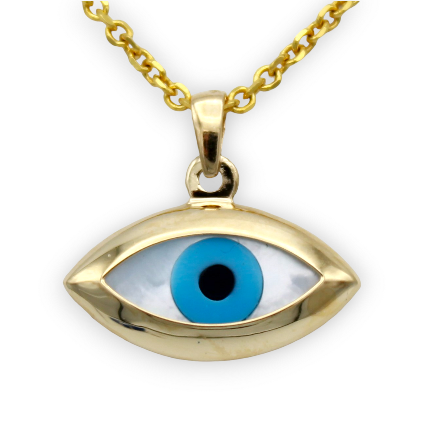 14k Synth. Opal Eye Charm