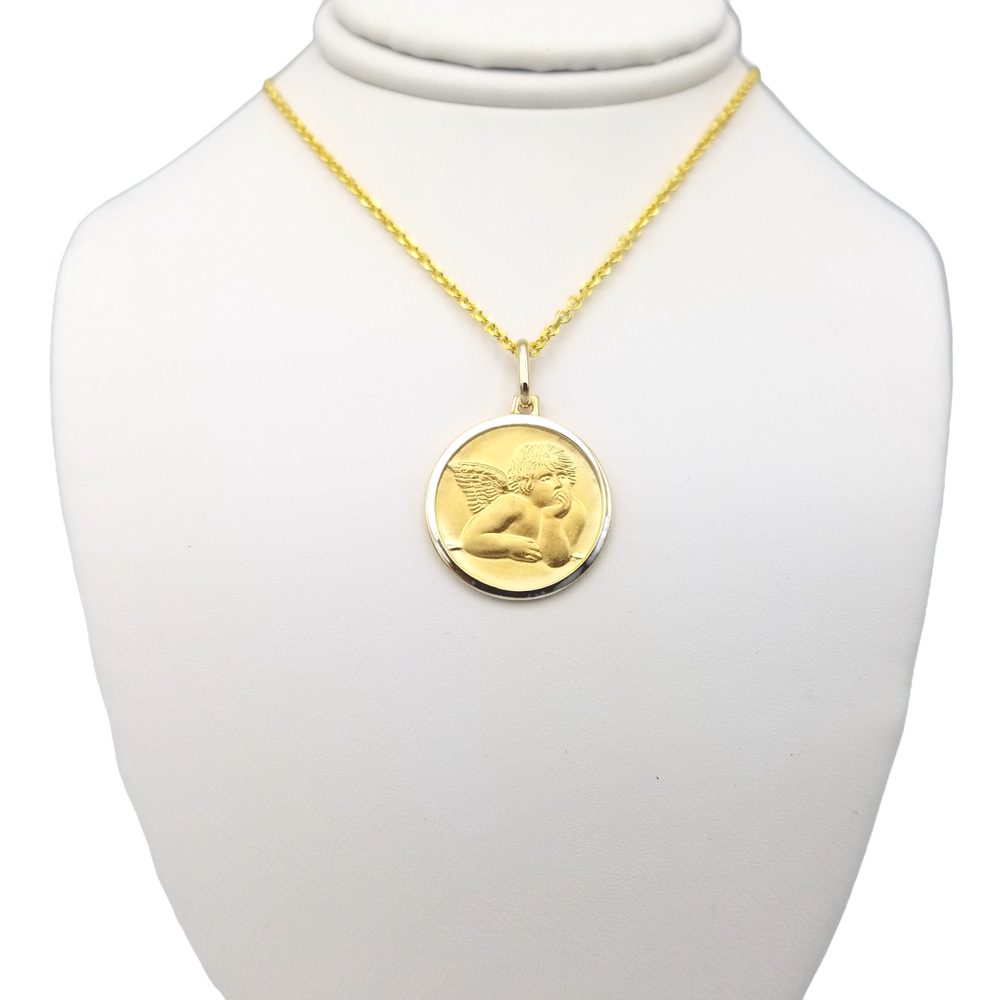 14k Angel Medallion
