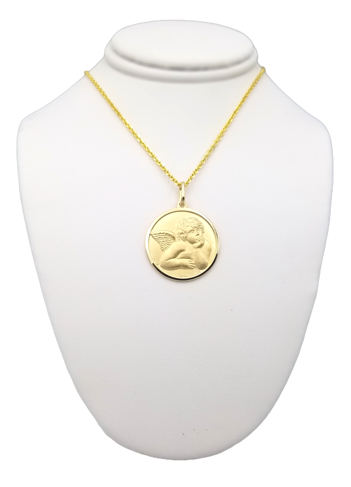 14k Angel Medallion
