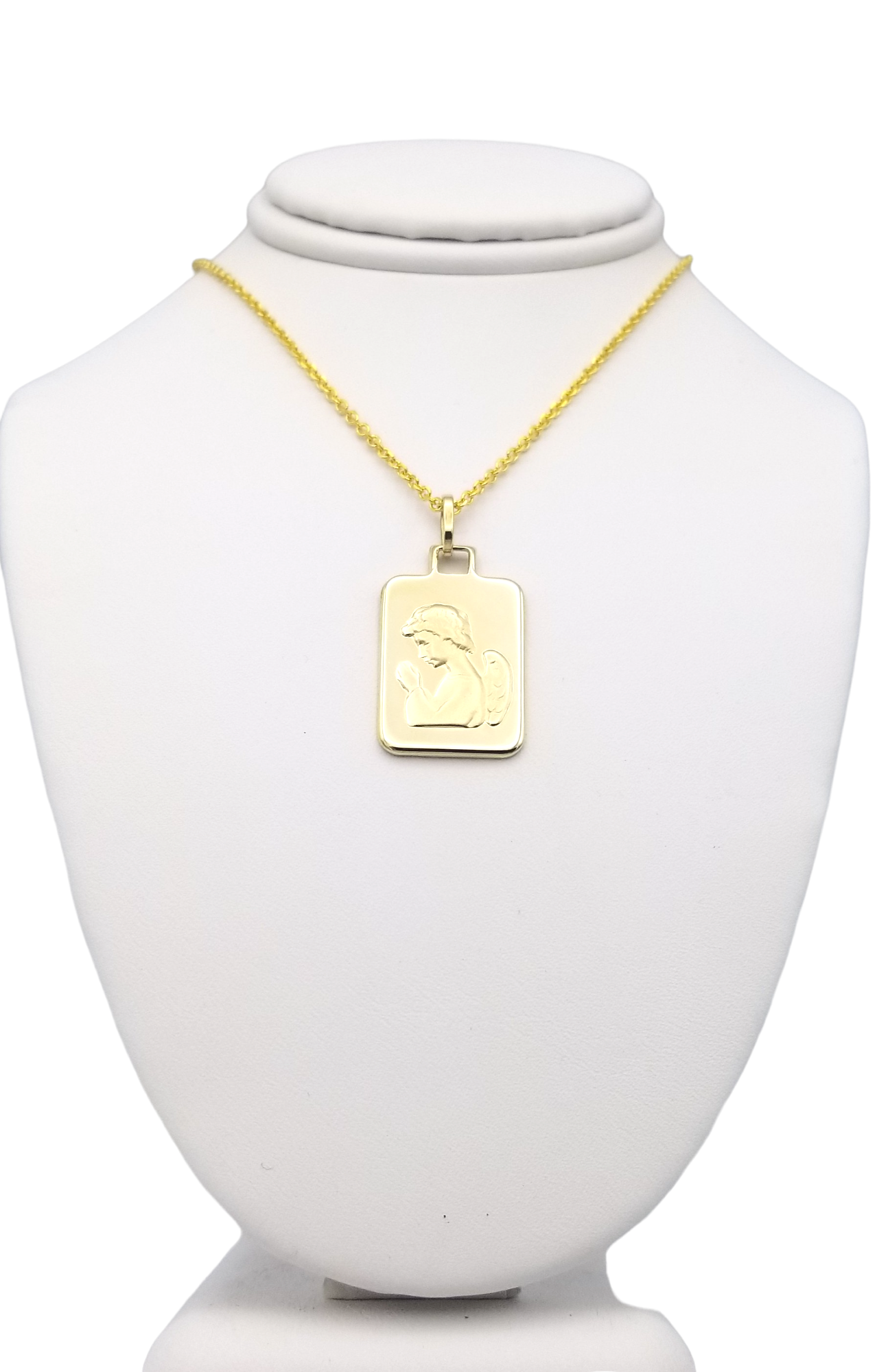 14k Angel Medallion