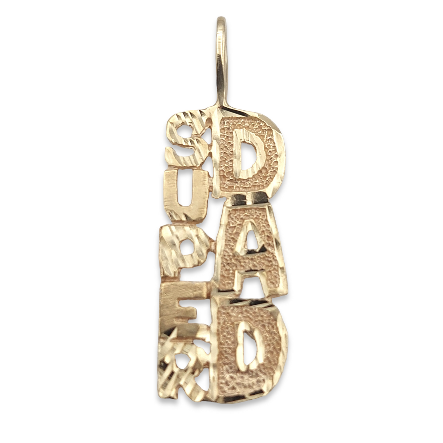 14k Super Dad Charm