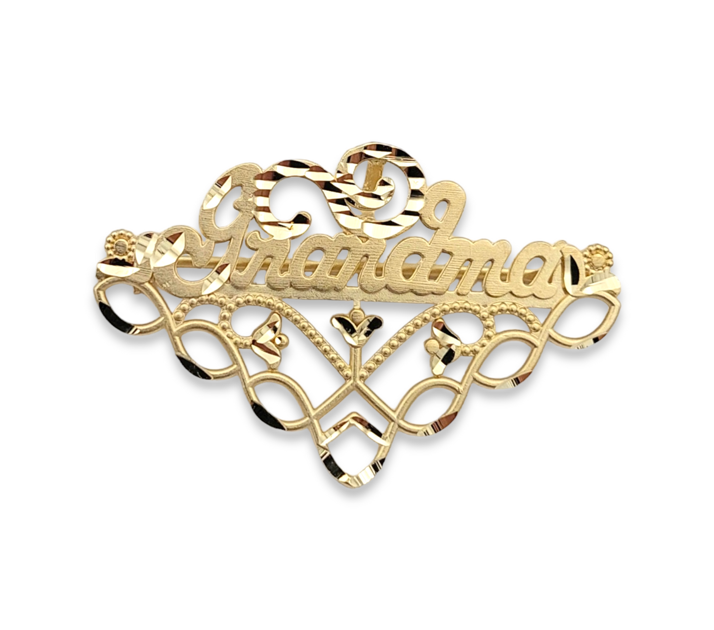 14k Grandma Charm & Brooch