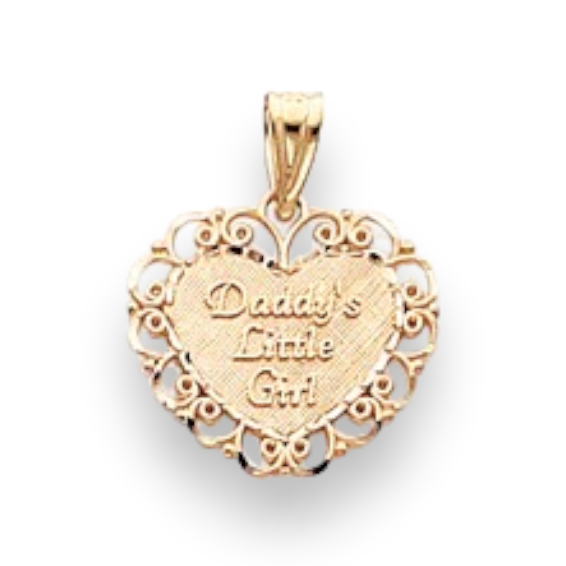 14k Daddy's Little Girl Charm