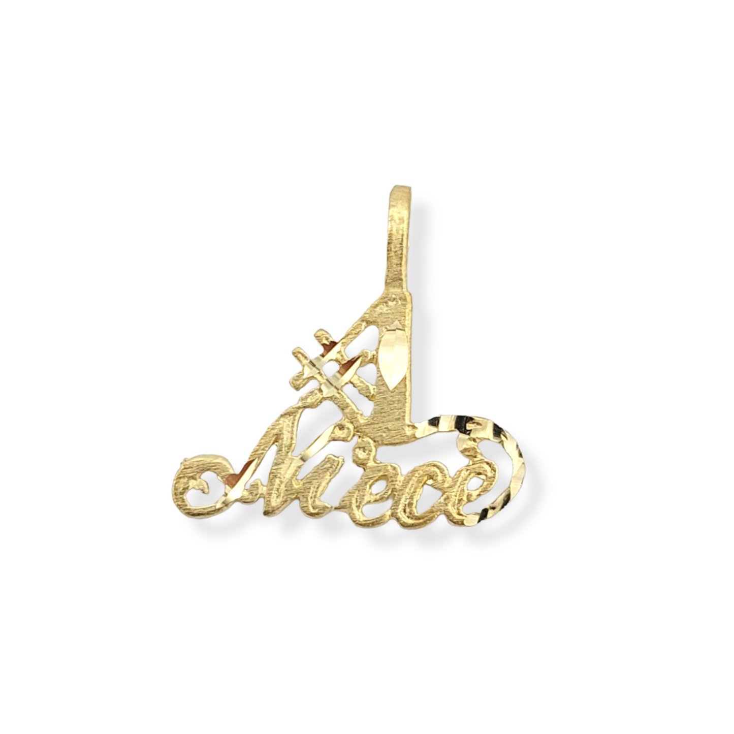 14k #1 Niece Charm