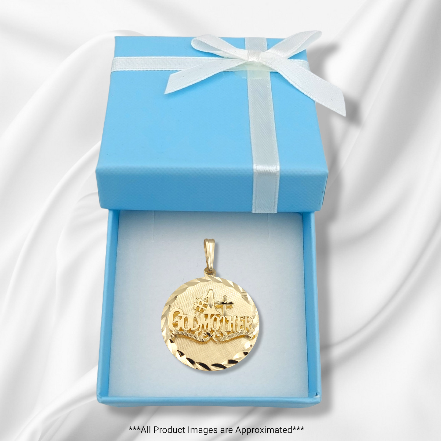 14k #1 God Mother Charm