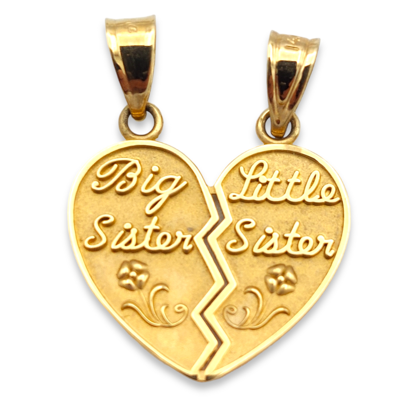 14k Big Sister - Little Sister 2 Way Split Charm