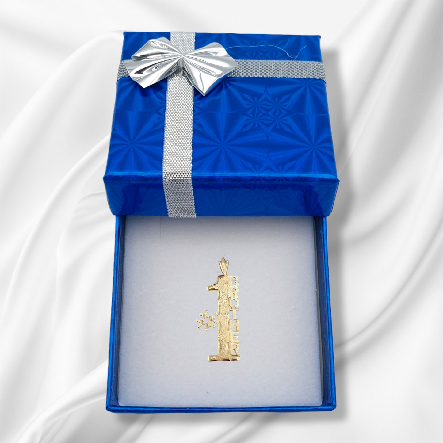 14k #1 Brother Charm