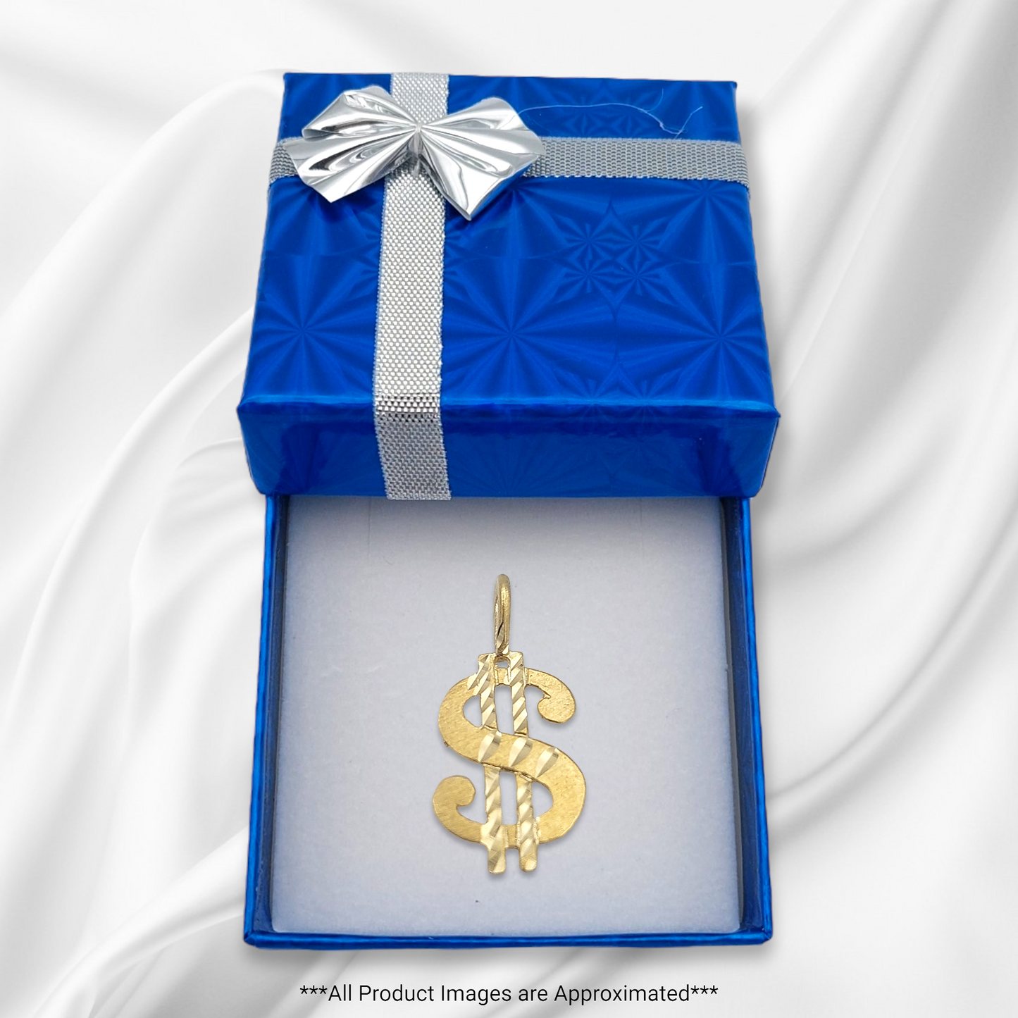 14k Dollar Sign Charm