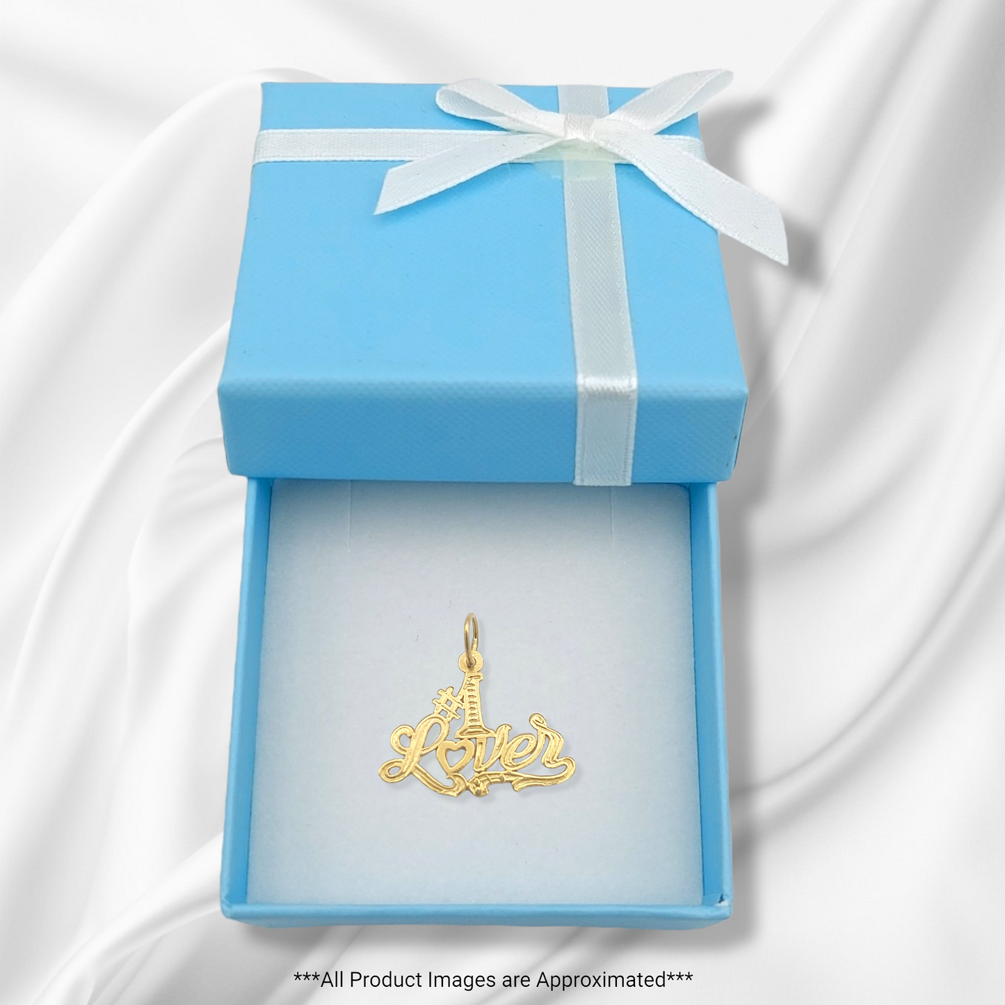 14k #1 Lover Charm