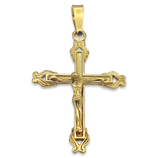 14k Crucifix Pendant