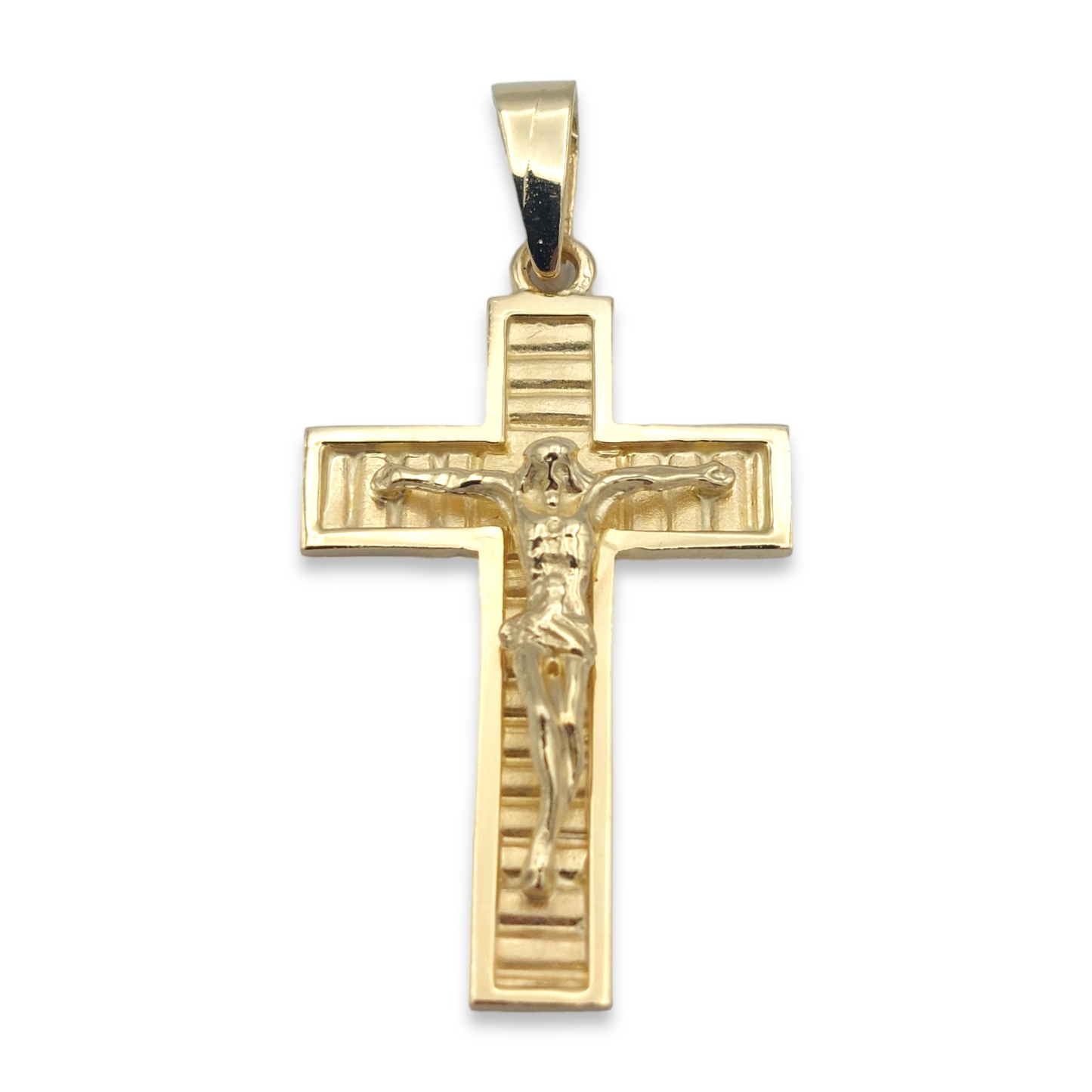 14k Crucifix Pendant