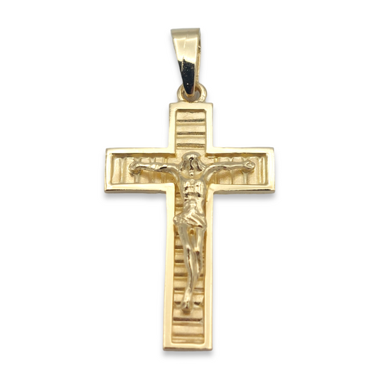 14k Crucifix Pendant