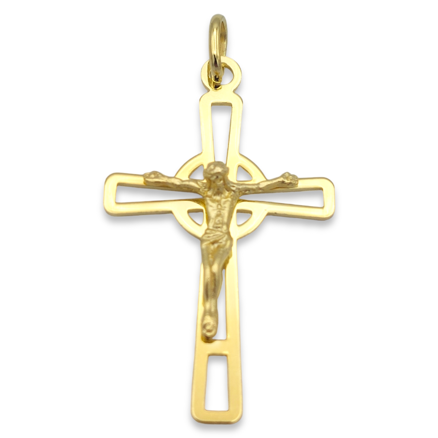 14k Crucifix Pendant
