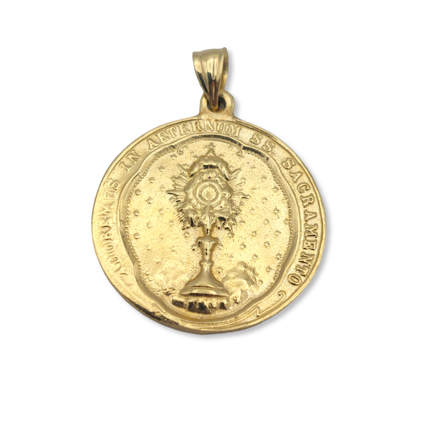 14k Santa Fortunata Medallion - 33 mm