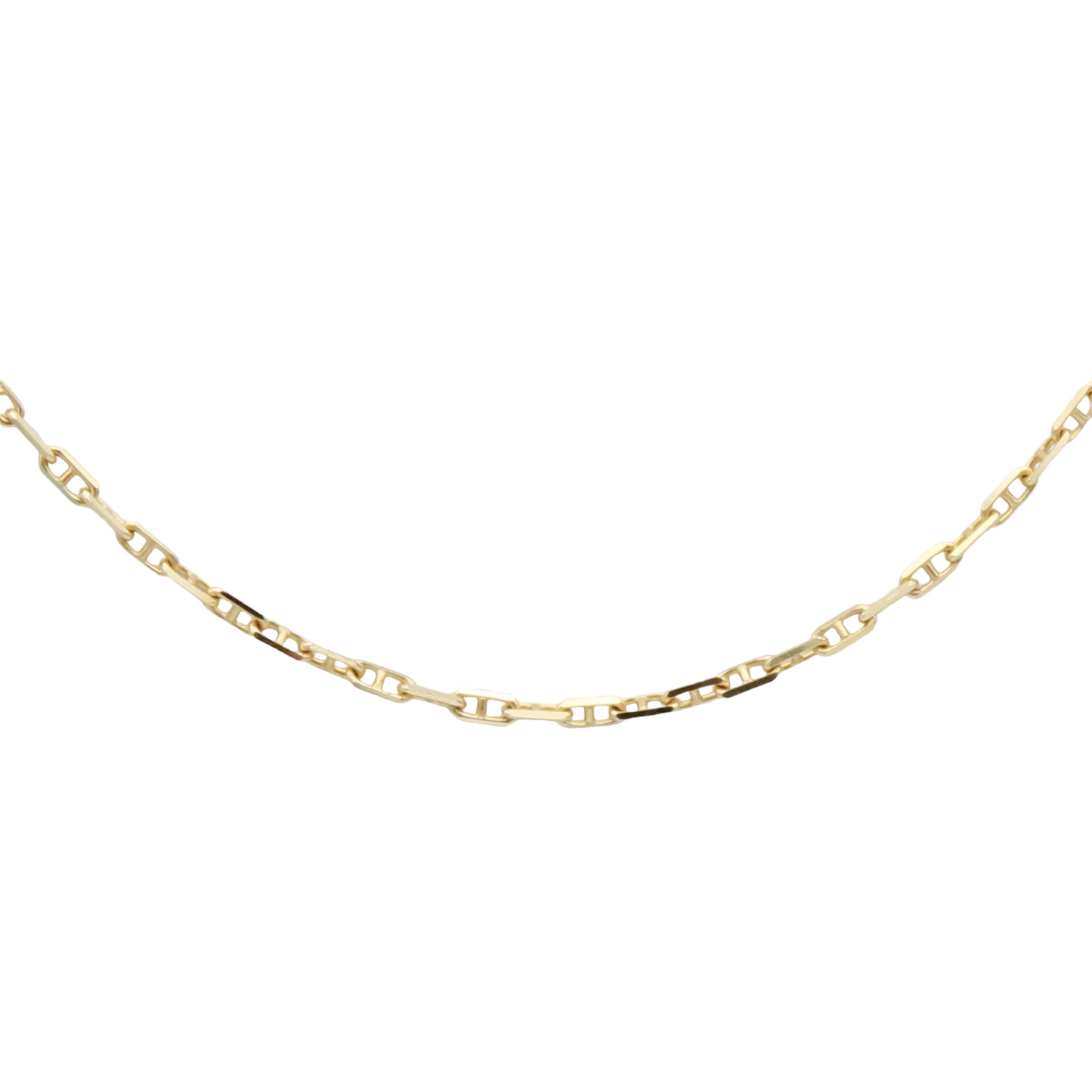 14k Alternate Anchor Link Chain - 1.25 mm