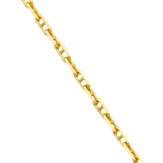 14k Alternate Anchor Link Chain - 1.25 mm