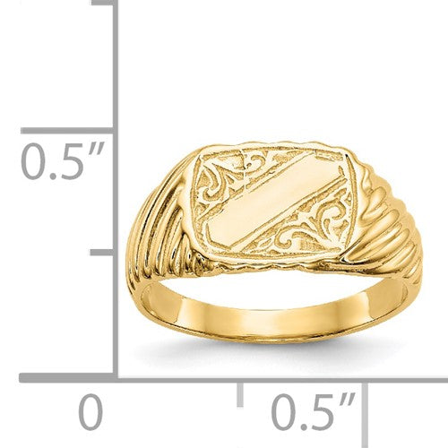 14k Signet Ring