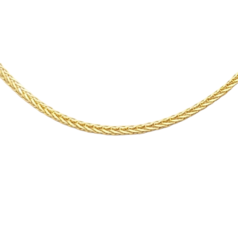 14k Lightweight Franco Link Chain - 1.25 mm
