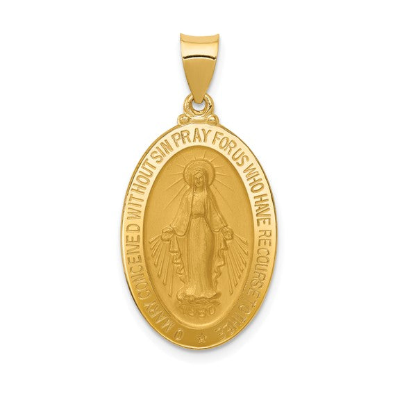 14k Miraculous Medallion - 32 mm