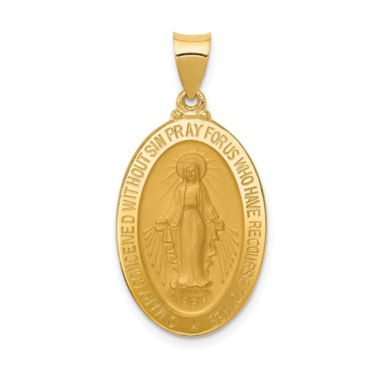 14k Miraculous Medallion - 32 mm