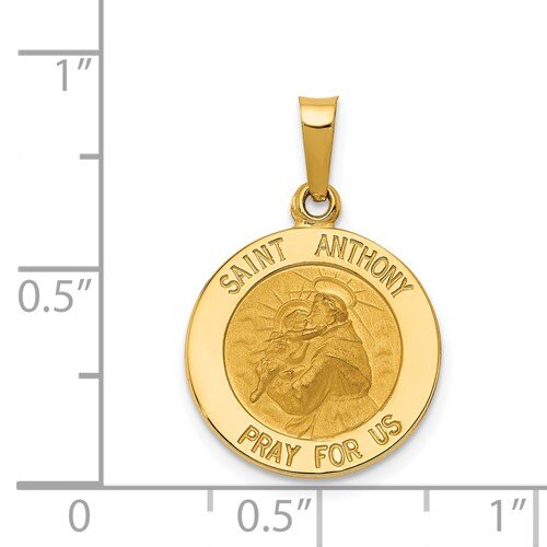 14k St. Anthony Medallion 21.9 mm