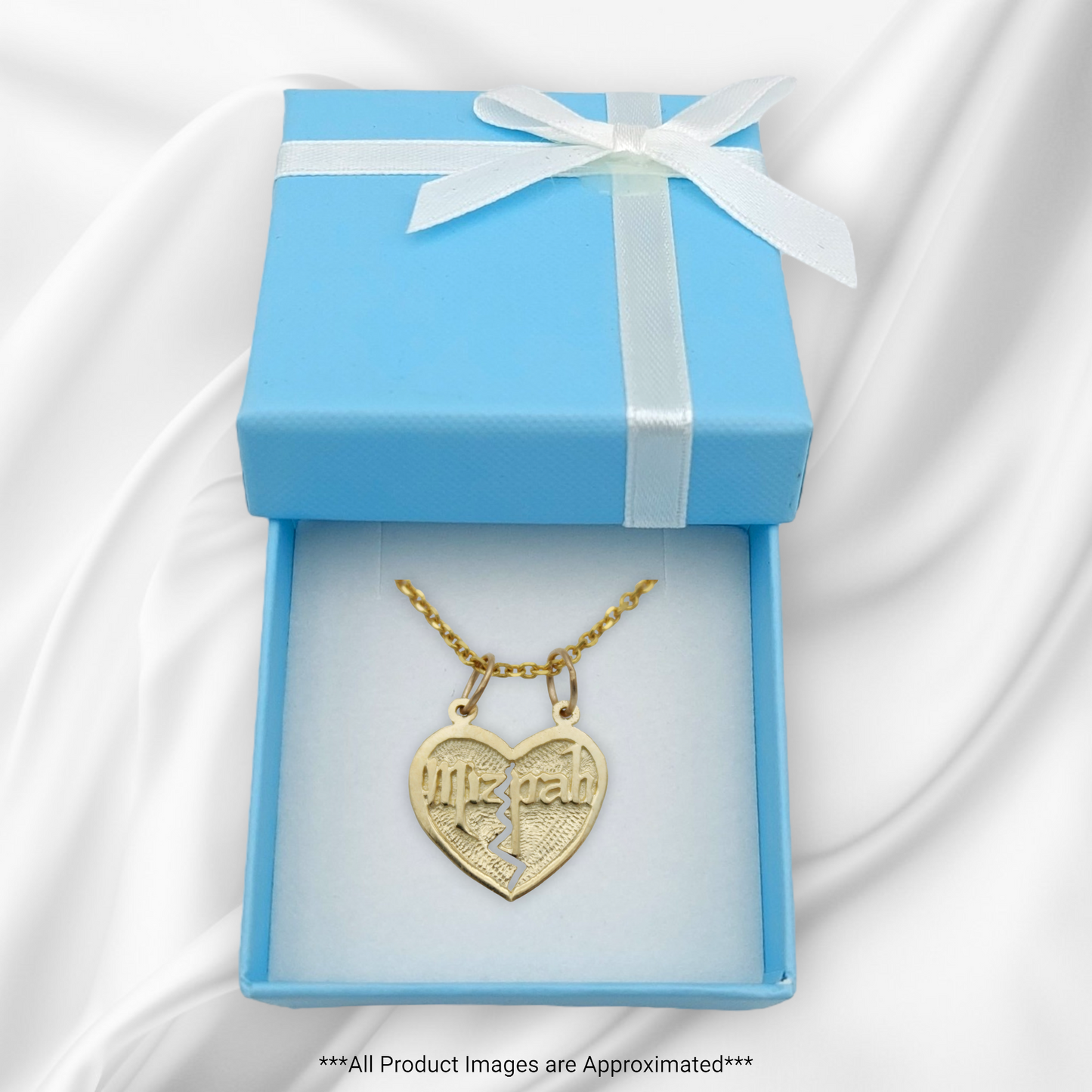 14k Mizpah 2 Way Split Pendant